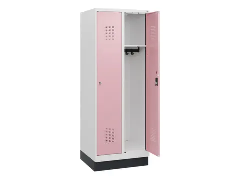 schoollocker,HxBxD 1630x600x500mm,2vak,vak B 300mm,cil.-slot,sokkel