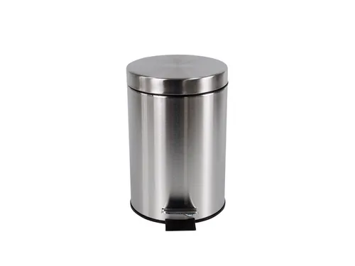 Afvalbak BRASQ pedaalemmer 3 liter rvs metaal