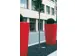 jardinière,trapézoïdal,PE,rouge rubis,HxlxP 1500x777x777mm