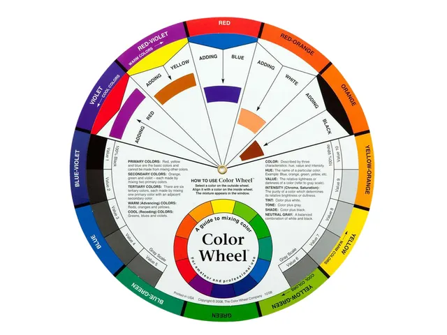 Disque nuancier The Color Wheel Company 13cm