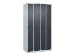 locker,HxBxD 1850x1000x500mm,4vak,vak B 250mm,draaigrendel