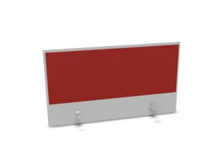 opzetpaneel bureau aanbouw achter MP-lichtgrijs BN4011-rood 1000mm - 1