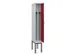 locker voor scheiding van kleding,HxBxD 2120x300x500mm,1vak