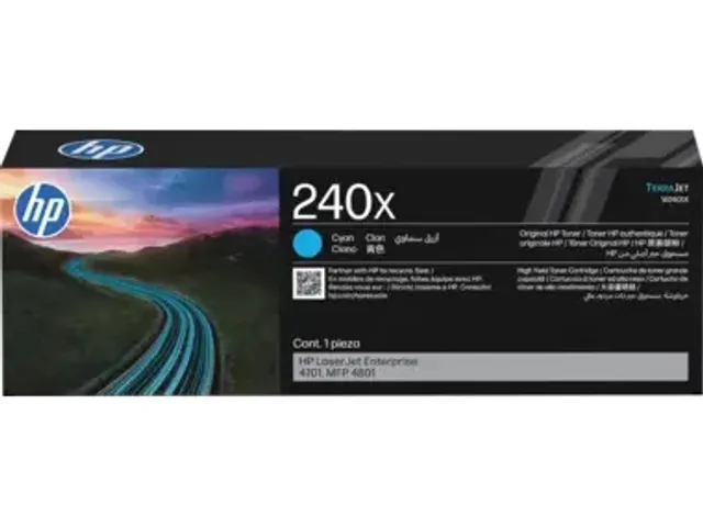 W2401X HP 240X CLJ cartridge cyaan HC 6900 pagina's