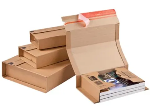 Verzenddoos 330x270x80mm Bruin