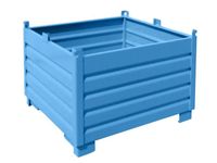 Systeem-Stapelcontainer Blauw 850x1200x1200mm 1000kg Inhoud 1m³