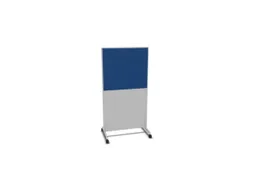 scheidingswand,HxB 1545x800mm,MP-lichtgrijs,BN6016-blauw