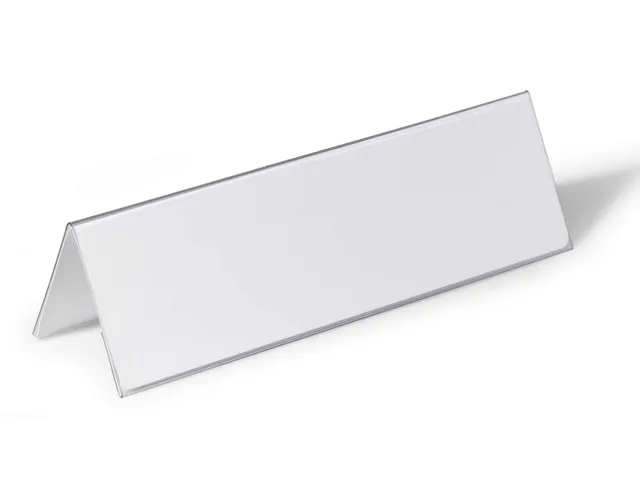 Tafelnaambord Durable 8053 105x297mm transparant
