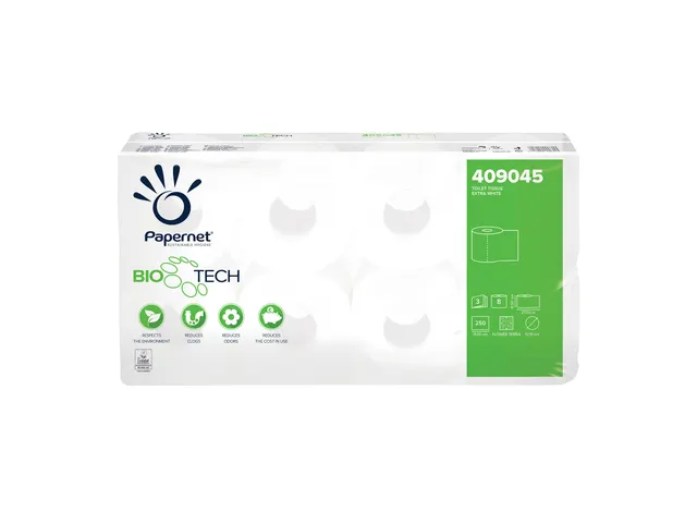 Papernet Toiletpapier 409045 Bio Tech 2-Laags 250 vel Wit