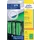Rugetiket Avery Zweckform smal 38x192mm zelfklevend groen L4764-20