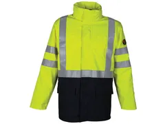 Parka HAVEP 40005 jaune fluo/bleu marine Taille XL