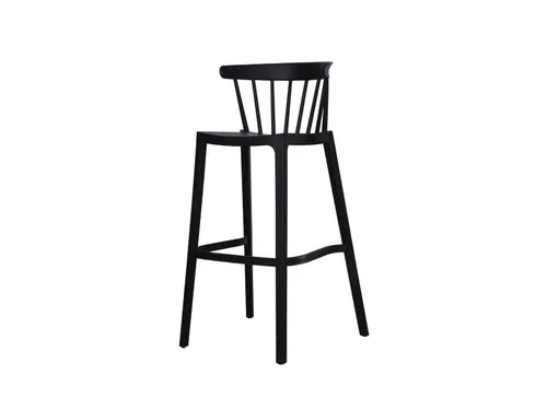 Barkruk Essentials Windson polypropyleen Zwart 770mm zithoogte