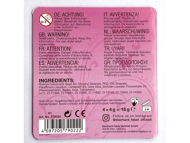 Schminkset Eberhard Faber Vlinder