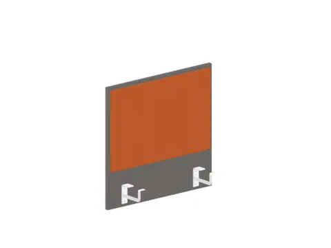 baliepaneel v. bureau aanbouw links B 600mm MP-lichtgrijs beige