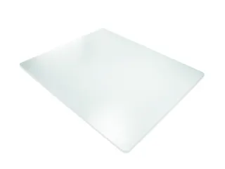 vloerbeschermingsmat,v. tapijt,BxD 1300x1200mm,PE/PU,transparant - 1