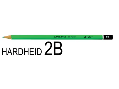 Potlood Bic Criterium 550 zeshoekig 2B