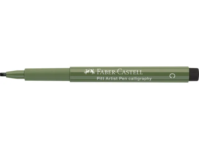 Kalligrafiepen Faber-Castell Pitt C 174 chroomgroen ondoorzichtig