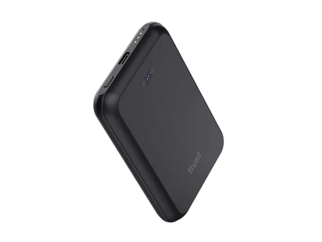 Trust 24877 Magno Draadloze magnetische powerbank 5.000 mAh Zwart