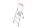Escabeau Léger Aluminium Articulations Plastiques Plateforme Lxp 25x2