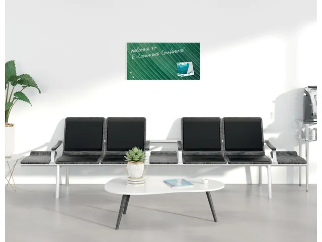 Glasmagneetbord Sigel mat PALM LEAFS 91x46cm