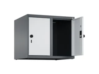 opzetkast,v. locker,2vak.,vak B 300mm,HxBxD 500x600x500mm,vleugeldeur - 2