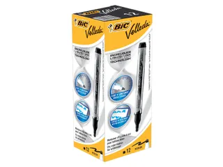 Viltstift Bic Velleda liquid whiteboard rond medium zwart - 2