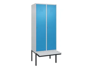 locker voor scheiding van kleding,HxBxD 2120x800x815mm,2vak - 1