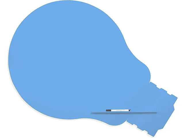 Whiteboard Rocada Skinshape Idea 75x115cm blauw gelakt