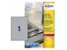Inventaris etiketten Avery L6013-20 A4 210x297mm Zilver 20 stuks