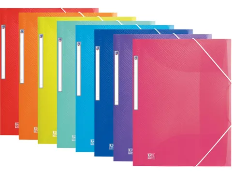 Urban elastomap A4 transparante kleuren