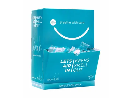 Nosa plugs anti-geur neusdopjes menthol 100 Stuks