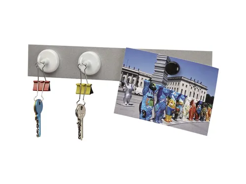 Magneet met haak MAUL 36mm trekkracht 6kg wit 5 stuks