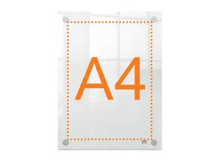 Infobord Nobo Premium Plus A4 acryl wand - 7
