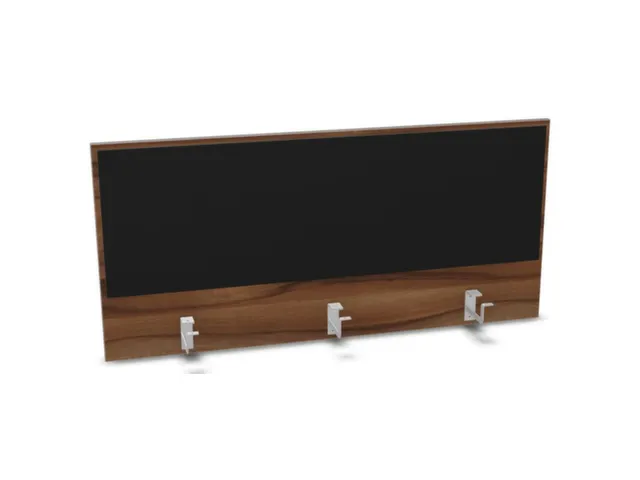 panneau de rehausse p. table de bureau NP-noyer Tiepolo BN8033-noir