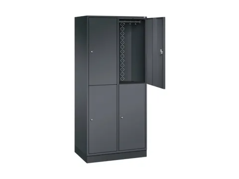 grootvolume garderobekast,HxBxD 1950x820x500mm,2x2vak.,vak B 360mm