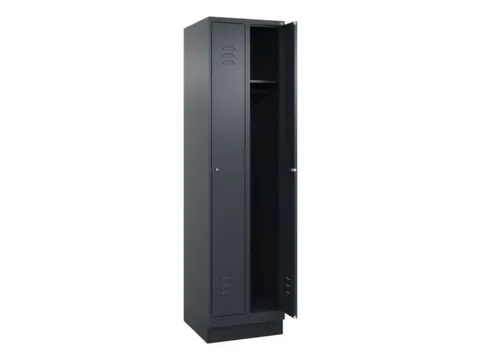 locker,HxBxD 1950x500x500mm,2vak,vak B 250mm,cil.-slot,sokkel