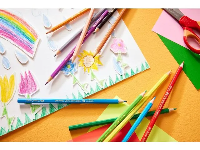 Crayons de couleur Faber-Castell Castle hexagonal étui 36 pces
