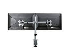 OUTLET Focus Dubbel Monitorarm Zilver 2 schermen