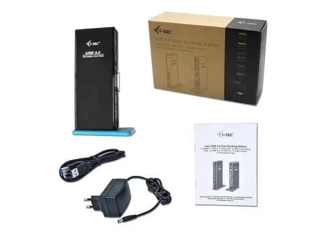 C2G USB-C 9-in-1 Docking Station voor twee schermen met HDMI, Ethernet