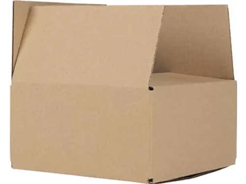 Verzenddoos enkele golf 3 mm bruin 200 x 200 x 100 mm