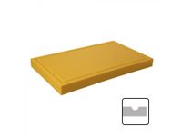 Snijblad geel glad 50x30x4cm