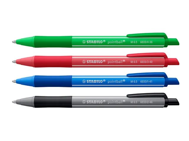 Balpen STABILO pointball colorful medium assorti