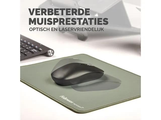 Muismat Fellowes Breyta XL saliegroen 21x28cm