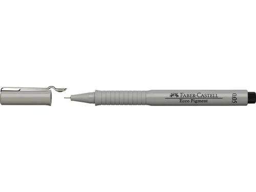 Tekenpen Faber Castell Ecco Pigment 0.05Mm Zwart
