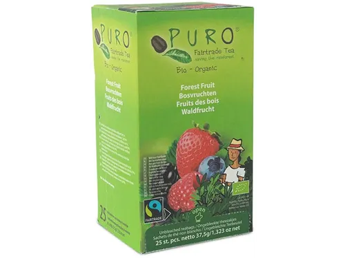 Puro Bio thee Bosvruchten Fairtrade 25 zakjes