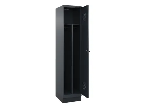 locker voor scheiding van kleding,HxBxD 1950x400x500mm,1vak