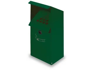 Wandasbak 3.7 liter 410x180x150mm Schuine Afdekking Groen - 1