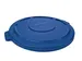 Ronde Deksel Brute Container 75.7 Liter Rubbermaid Blauw