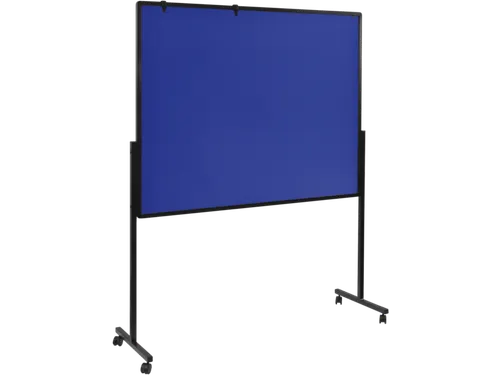 PREMIUM mobiel multiboard XL marineblauw prikbord 150x120cm