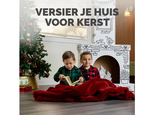 Kartonnen Openhaard XL Bankers Box Play inkleurbaar